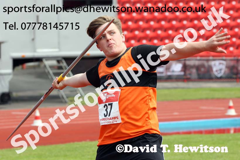 Inter boys javelin, English Schools Track and Field. Photo: David T. Hewitson/Sports for All Pics